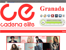 Tablet Screenshot of cadenaelite.es